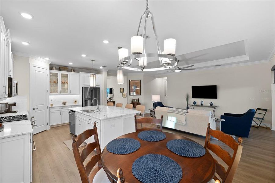 Furnished interior view inside a new home in Esplanade at Wiregrass Ranch, Wesley Chapel (Image 17).
