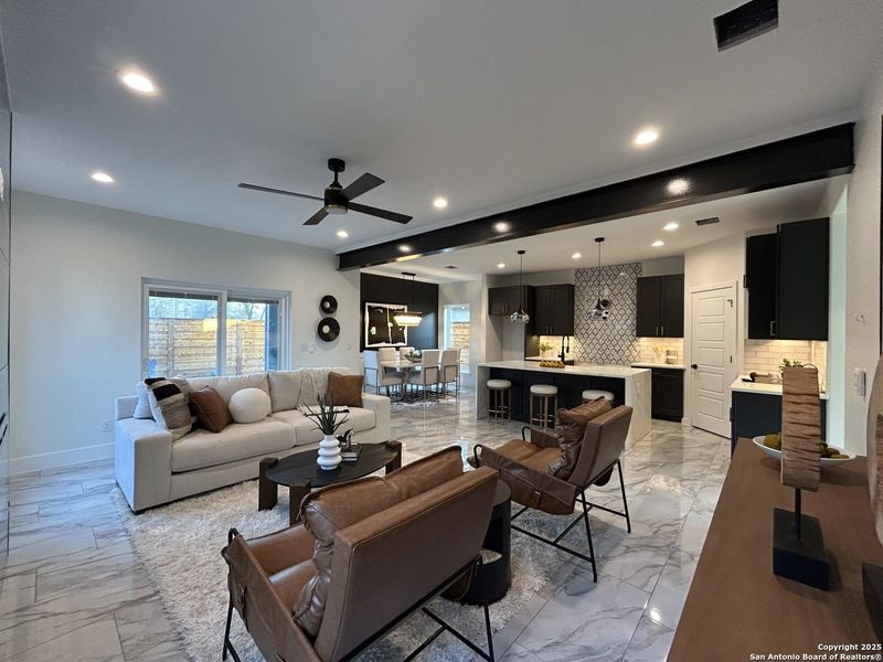 Furnished interior view inside a new home in , San Antonio (Image 41).