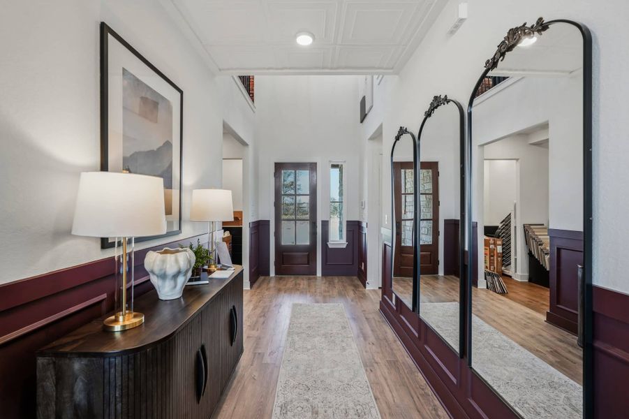 Furnished interior view inside a new home in Prominence, San Antonio (Image 7).