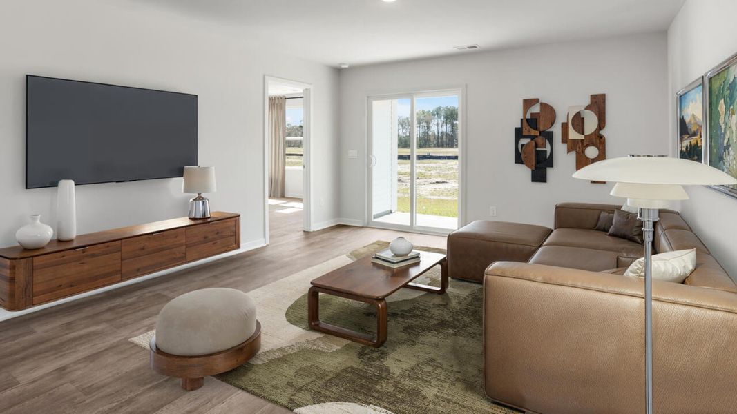 Representative furnished interior of a home built from the Allex by D.R. Horton in Lockwood Landing, Supply (Image 8).