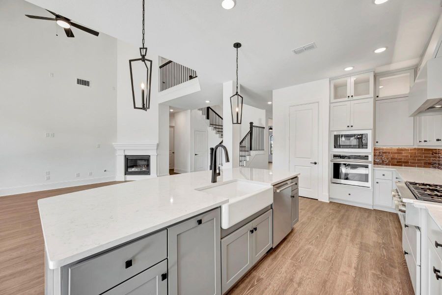 Furnished interior view inside a new home in The Meadows at Imperial Oaks, Conroe (Image 4). Furnished interior view inside a new home in The Meadows at Imperial Oaks, Conroe (Image 4).