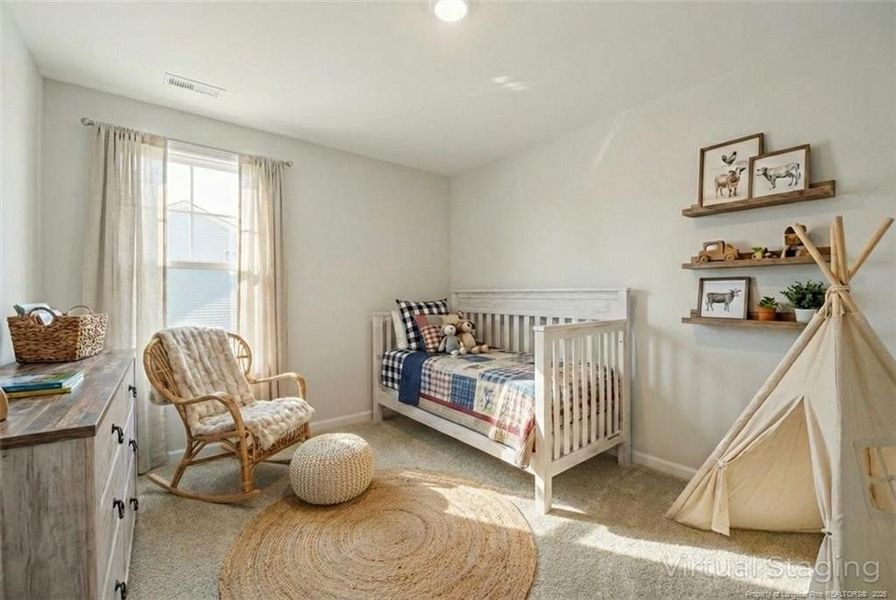 Bedroom - virtually staged