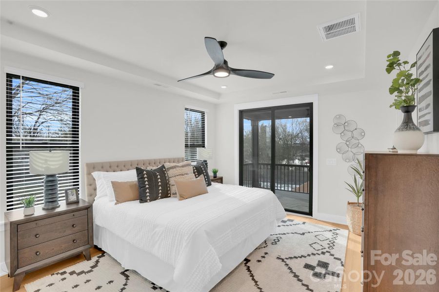 Furnished interior view inside a new home in , Charlotte (Image 18). Furnished interior view inside a new home in , Charlotte (Image 18).