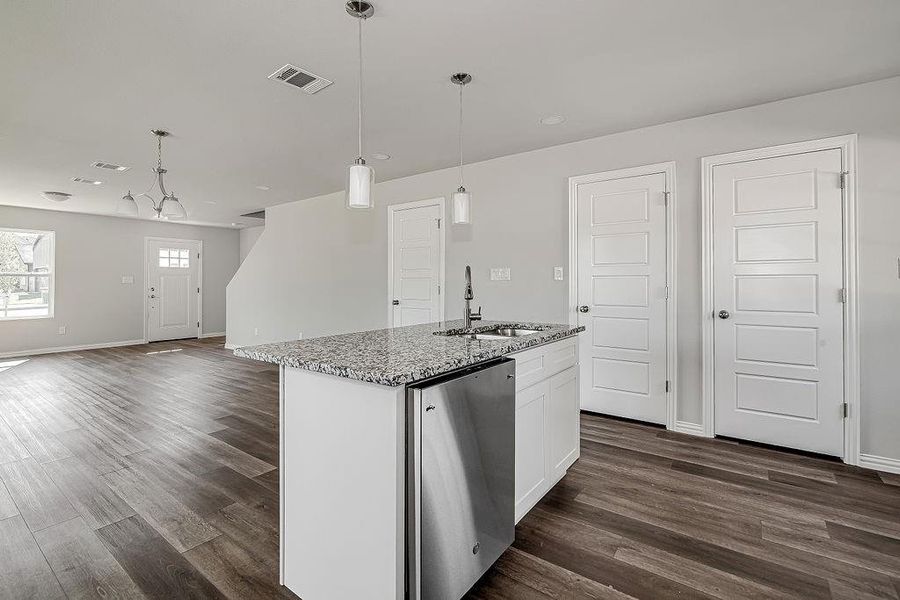 Furnished interior view inside a new home in , Fort Worth (Image 6). Furnished interior view inside a new home in , Fort Worth (Image 6).