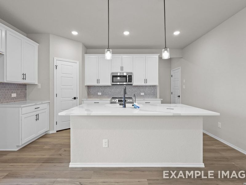 Furnished interior view inside a new home in Horizon Pointe, Converse (Image 5).