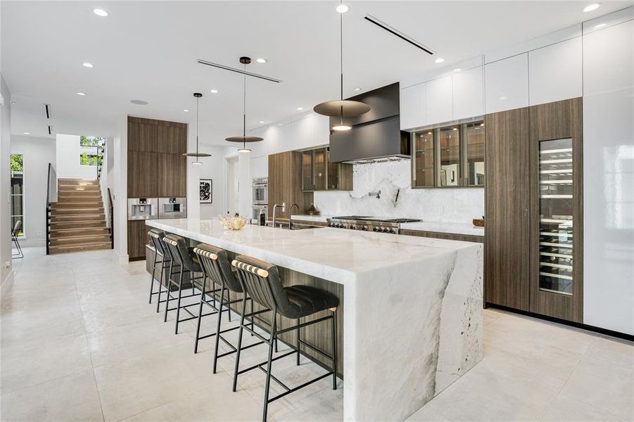 Furnished interior view inside a new home in , Dallas (Image 29).