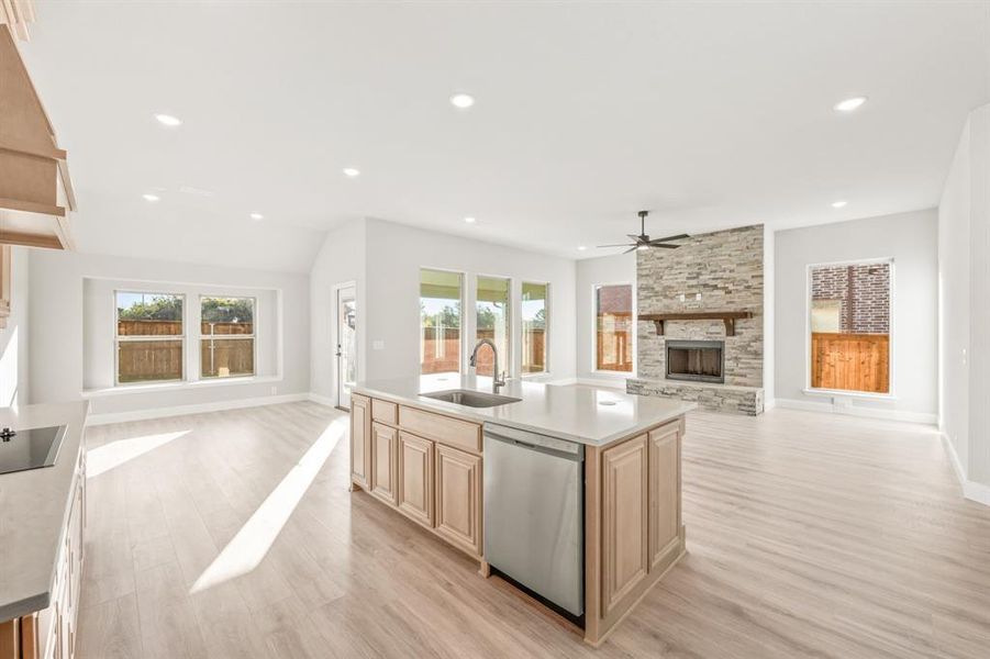 Furnished interior view inside a new home in Mockingbird Hills 60-65, Joshua (Image 16).