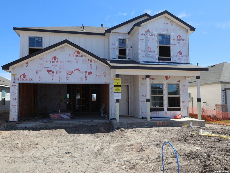 In-progress construction of a new home in Agave, San Antonio, TX (Image 27).