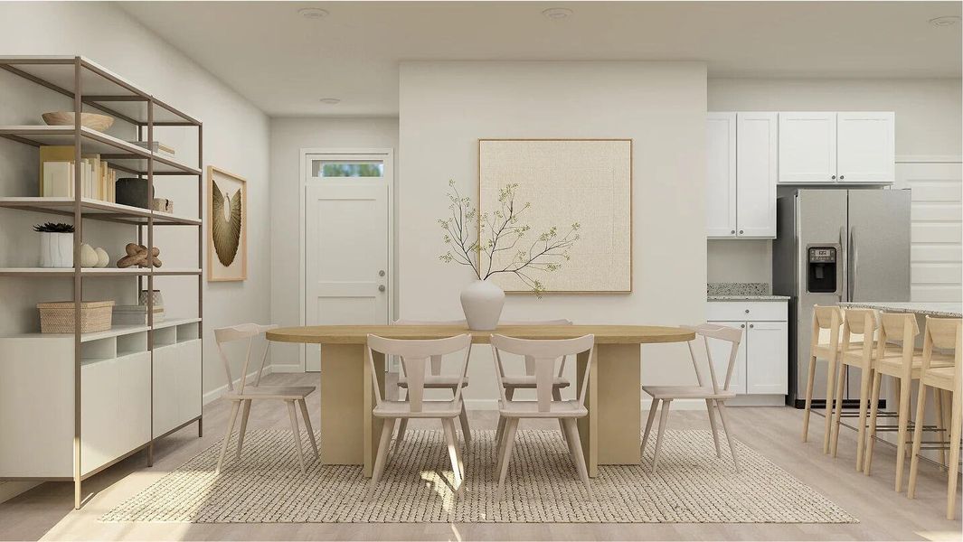 Furnished interior view inside a new home in Dawson Pointe, Summerville (Image 6).