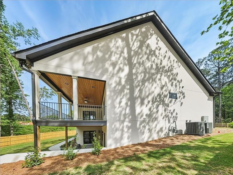 Exterior details and patio area of a home in , Lawrenceville (Image 3).