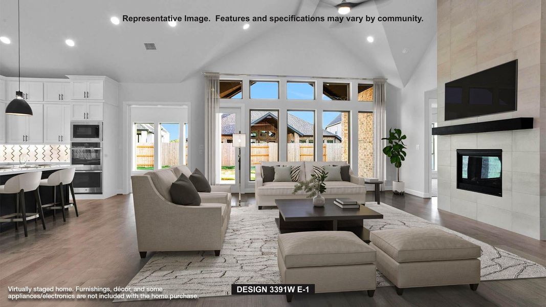 Furnished interior view inside a new home in Kresston, Montgomery (Image 3). Furnished interior view inside a new home in Kresston, Montgomery (Image 3).