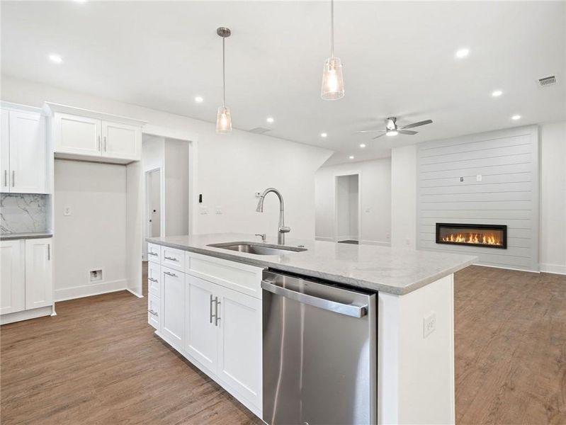Furnished interior view inside a new home in , Marietta (Image 7).