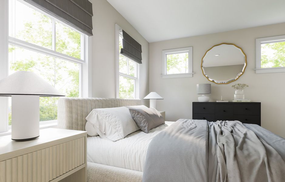 Furnished interior view inside a new home in Silverstone, Knightdale (Image 18).