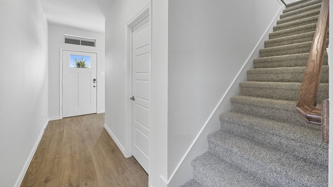 Representative unfurnished interior of a home built from the Finn by D.R. Horton in Silverado, Aubrey (Image 12). Representative unfurnished interior of a home built from the Finn by D.R. Horton in Silverado, Aubrey (Image 12).