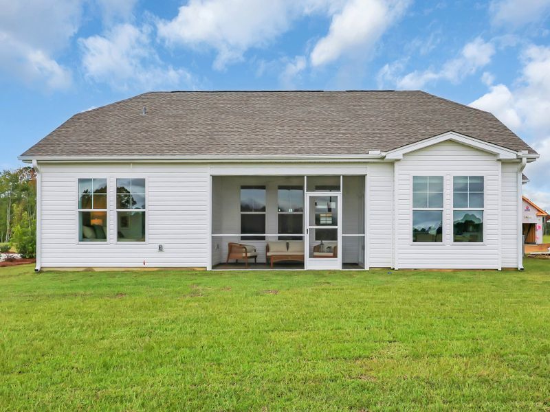 Representative exterior details of a home built from the Odessa II by Great Southern Homes in Oak Grove, Conway (Image 32). Representative exterior details of a home built from the Odessa II by Great Southern Homes in Oak Grove, Conway (Image 32).