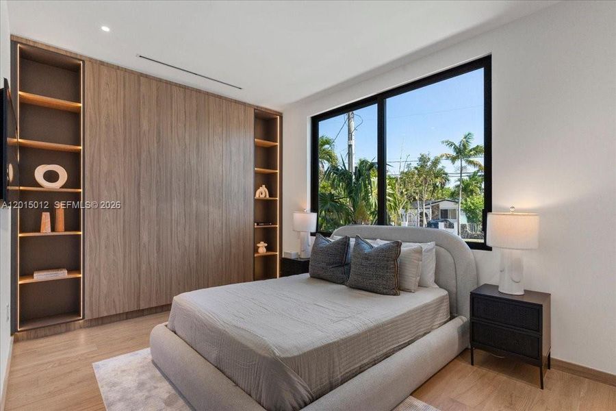 Furnished interior view inside a new home in , Miami (Image 14).