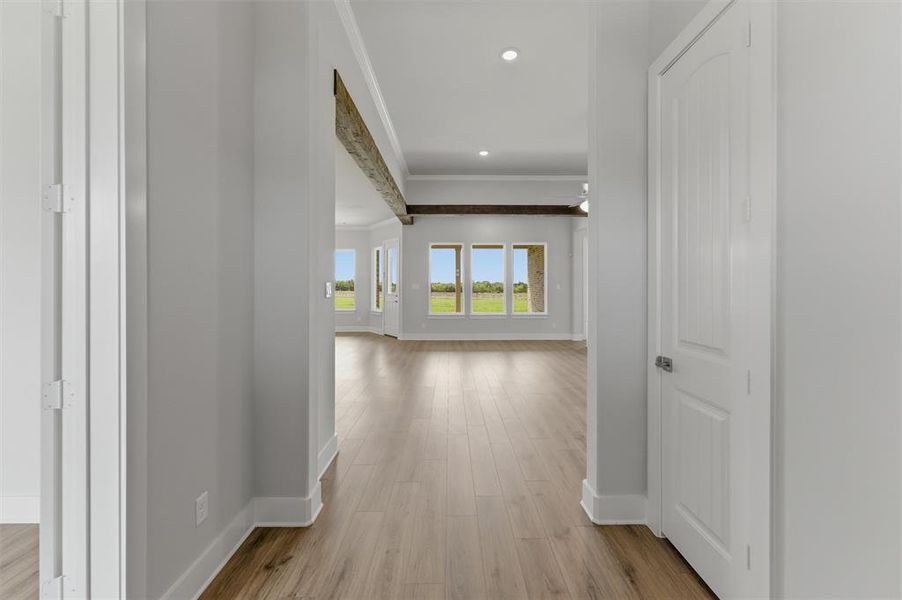 Spacious, unfurnished interior of a new home in Fannin Ranch, Leonard (Image 13).