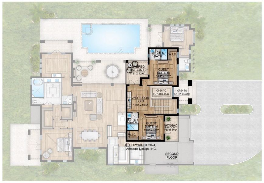 Blue Cypress IV-Lot 1-Color Plan-Second Blue Cypress IV-Lot 1-Color Plan-Second