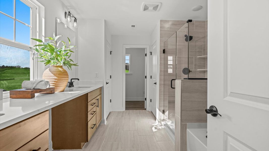 Representative furnished interior of a home built from the Wynwood by DRB Homes in Mason Glenn, Franklinton (Image 16).