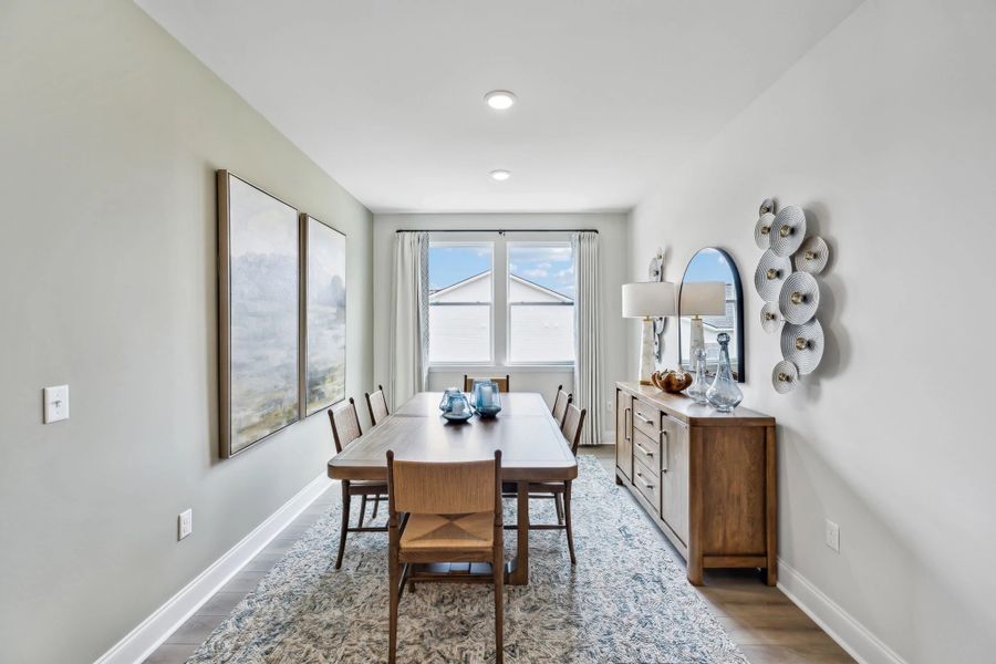 Dining Area | For representation purposes only. Options and layout may vary by community and home plan. Dining Area | For representation purposes only. Options and layout may vary by community and home plan.