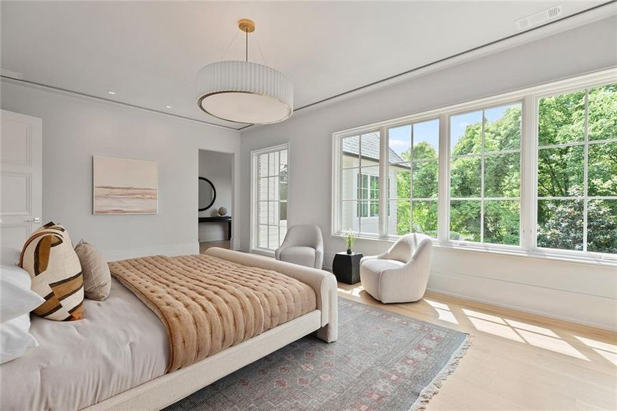 Furnished interior view inside a new home in , Atlanta (Image 15). Furnished interior view inside a new home in , Atlanta (Image 15).