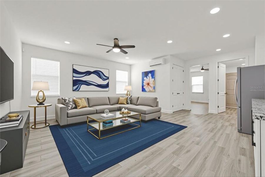 Furnished interior view inside a new home in , Orlando (Image 13).