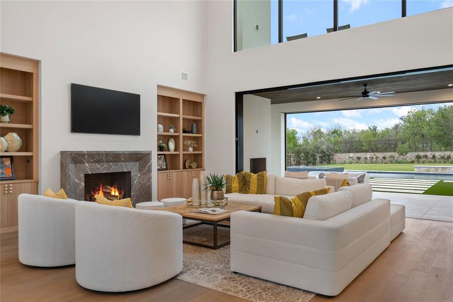 Furnished interior view inside a new home in , Frisco (Image 6).