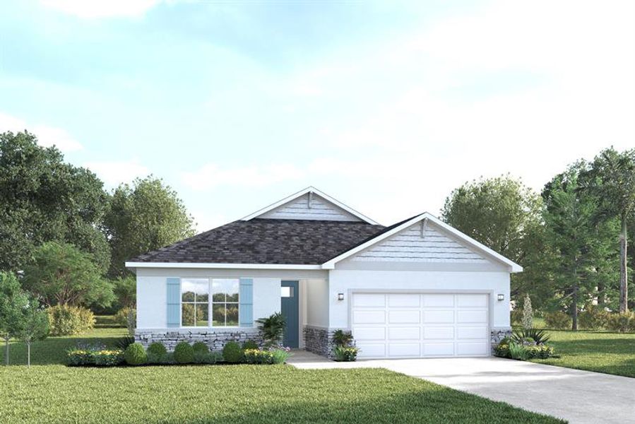 Front exterior of a home in the Brighton community, located in Venice, FL (Image 6). Front exterior of a home in the Brighton community, located in Venice, FL (Image 6).