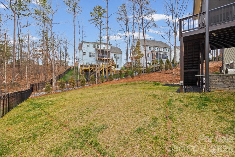 Exterior details and patio area of a home in , Charlotte (Image 29).