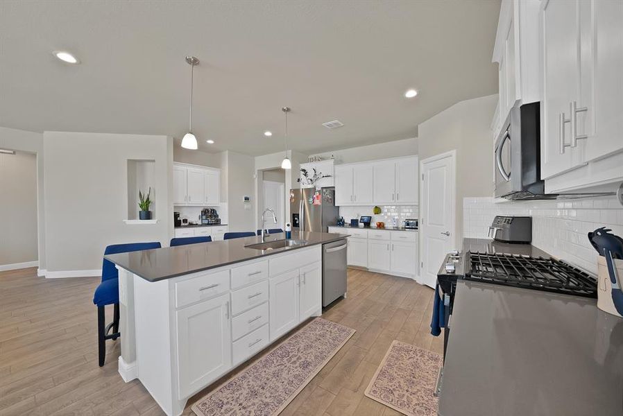 Furnished interior view inside a new home in Pecan Square, Northlake (Image 16).