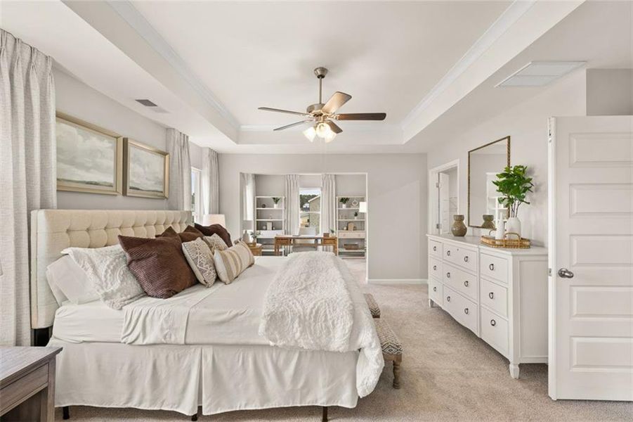 Furnished interior view inside a new home in Westland, Bogart (Image 48).