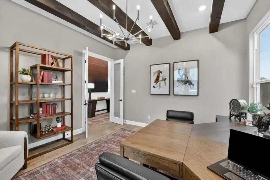 Representative furnished interior of a home built from the Balcones by Taylor Morrison in Eastwood, Manor (Image 13).