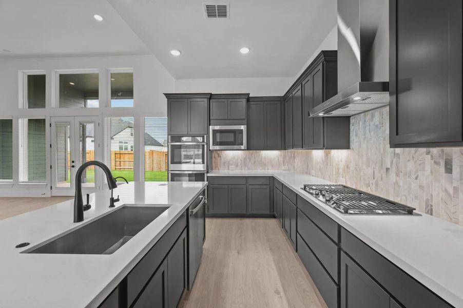 Representative furnished interior of a home built from the Ainsley by Chesmar Homes in Heimer Estates at Garden Ridge, Fulshear (Image 6).