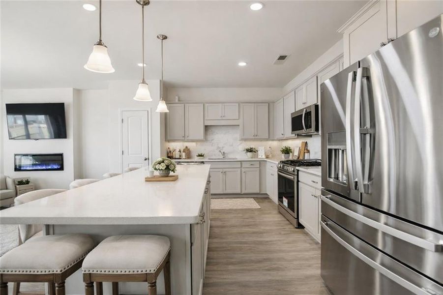 Furnished interior view inside a new home in , Sugar Hill (Image 11).
