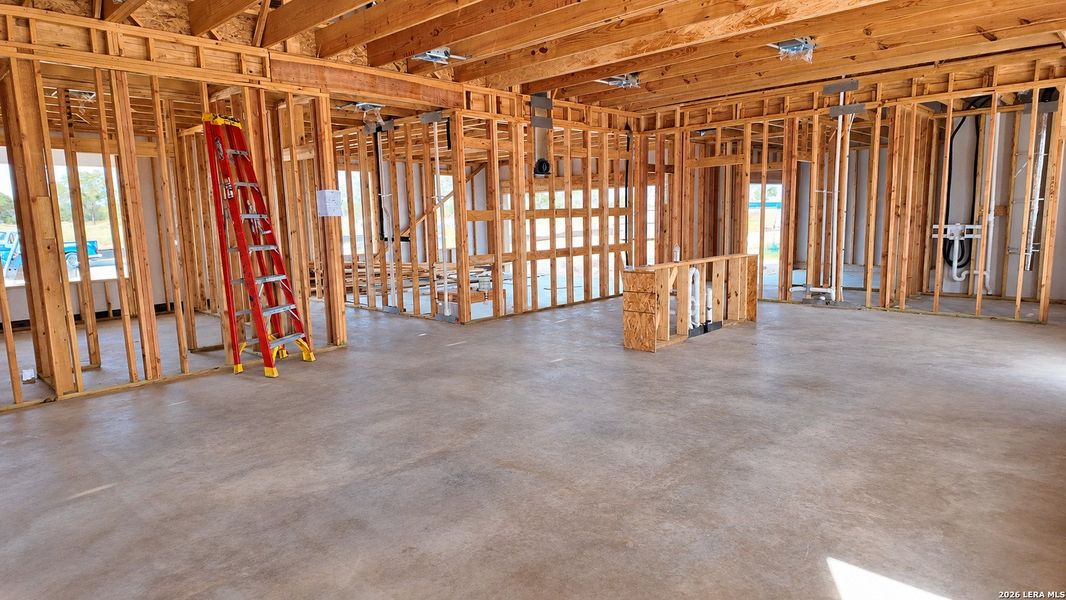 In-progress construction of a new home in Wildwood Reserve, San Antonio, TX (Image 6).