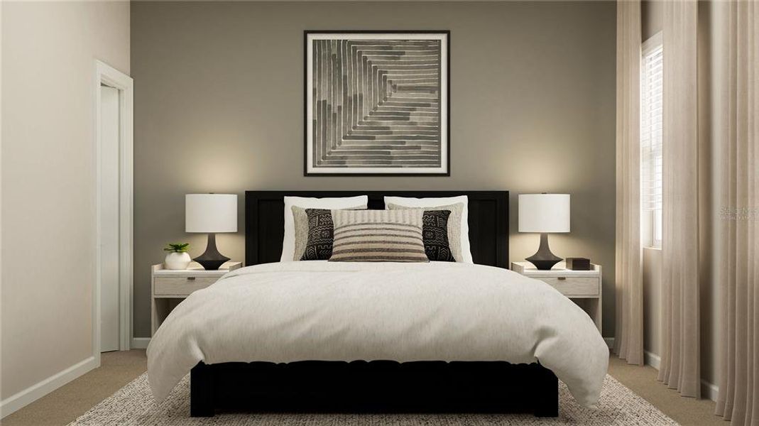 Furnished interior view inside a new home in Waterstone: Estate II Collection, Groveland (Image 2).