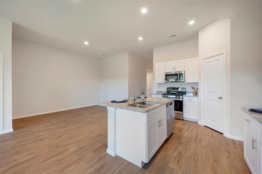 Furnished interior view inside a new home in Tarrytown, Crowley (Image 15).