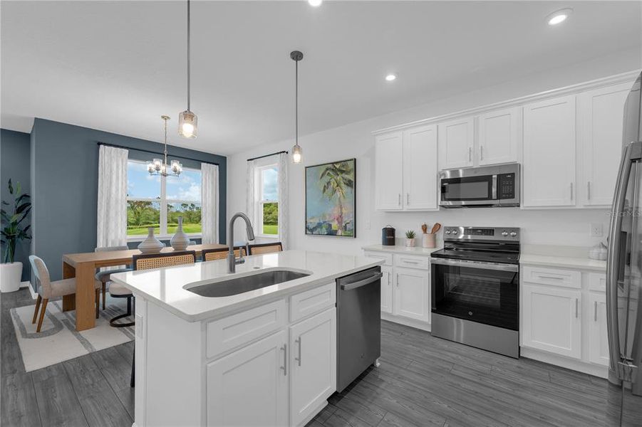 Furnished interior view inside a new home in Wynnstone, Davenport (Image 36).