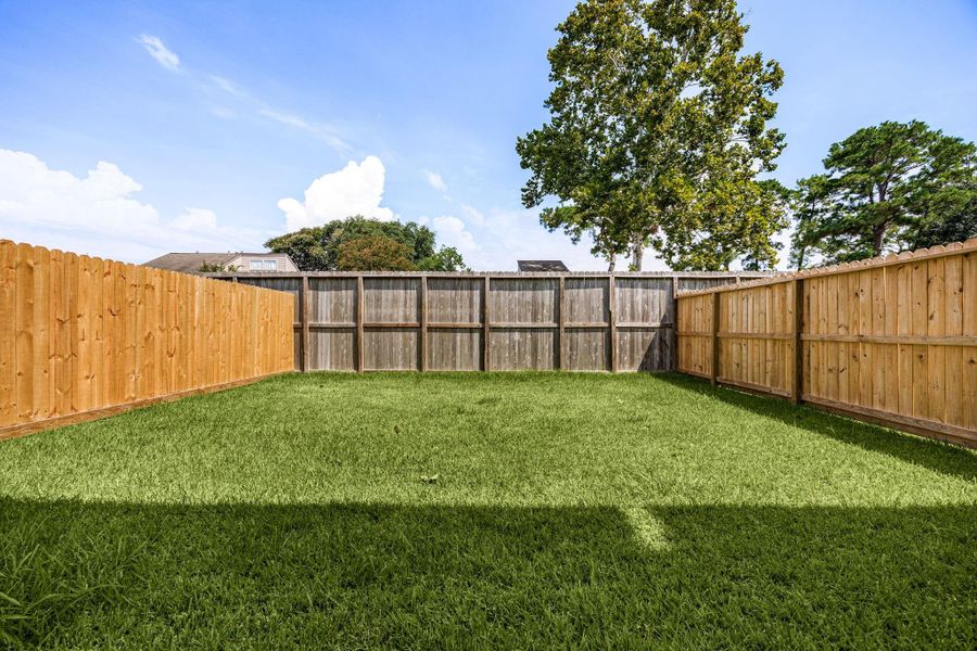 Come and see this spacious backyard. There is plenty of room for the kids to play and adults to relax! Perfect for your outdoor living space, patio furniture, bbq pit, and so much more. The possibilities are endless! Come and see this spacious backyard. There is plenty of room for the kids to play and adults to relax! Perfect for your outdoor living space, patio furniture, bbq pit, and so much more. The possibilities are endless!