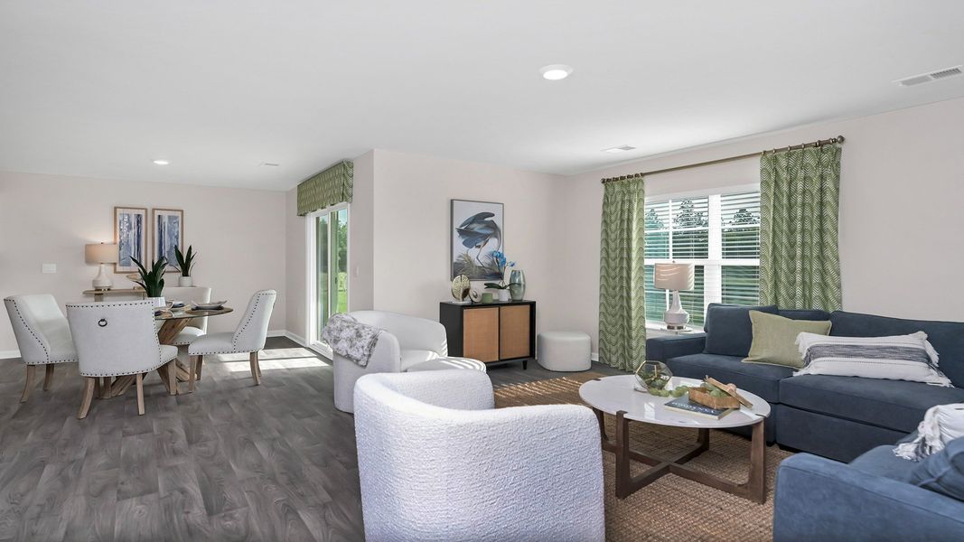 Furnished interior view inside a new home in Gates Village, Lugoff (Image 14). Furnished interior view inside a new home in Gates Village, Lugoff (Image 14).