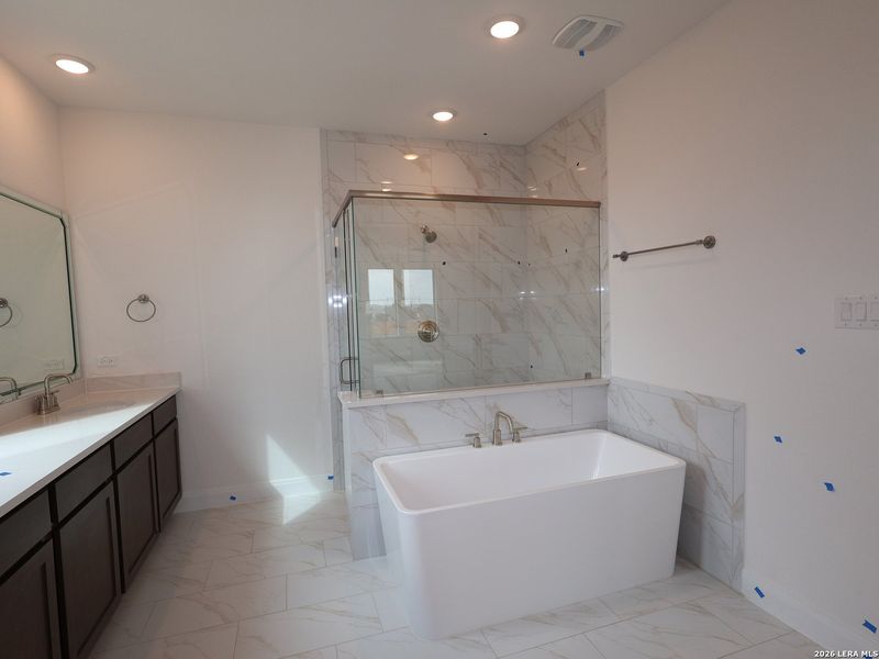 Furnished interior view inside a new home in Everly Estates, San Antonio (Image 13).