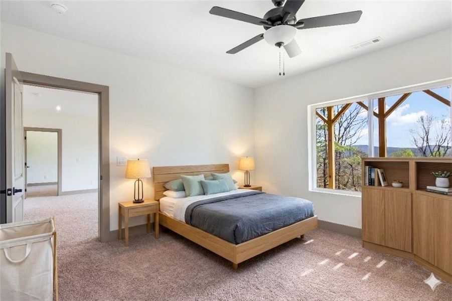 Furnished interior view inside a new home in , Ellijay (Image 39).