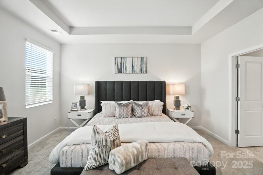 Furnished interior view inside a new home in Waxhaw Landing, Monroe (Image 4).