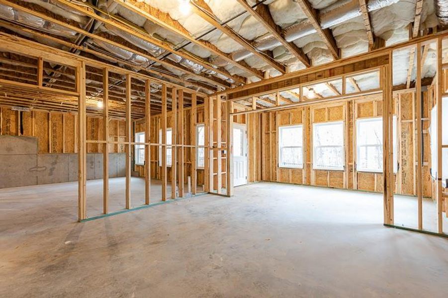 In-progress construction of a new home in Waterhaven, Cumming, GA (Image 39).