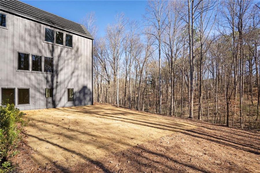 Exterior details and patio area of a home in Aster, Roswell (Image 28).