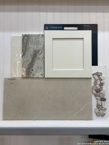 Sample of building materials used in homes in , San Antonio (Image 6).