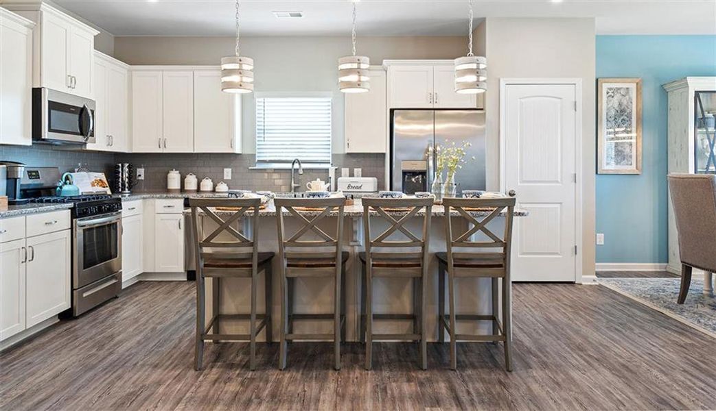Furnished interior view inside a new home in Saddle Ridge, Calhoun (Image 9).