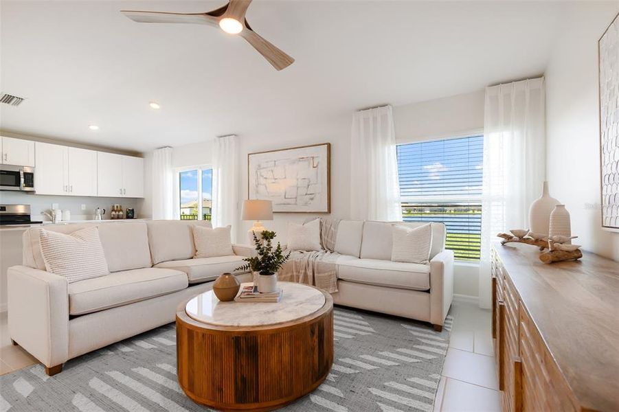 Furnished interior view inside a new home in , North Port (Image 25).