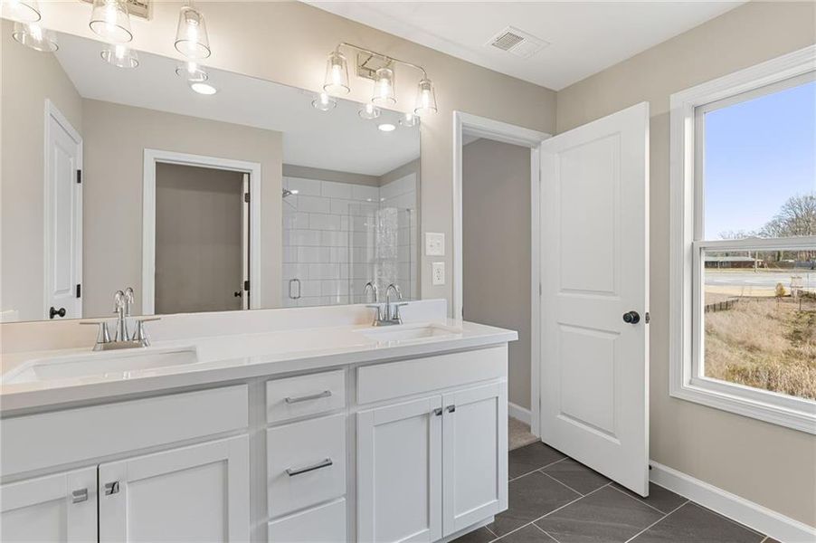 Furnished interior view inside a new home in River Walk Place, Lawrenceville (Image 4).