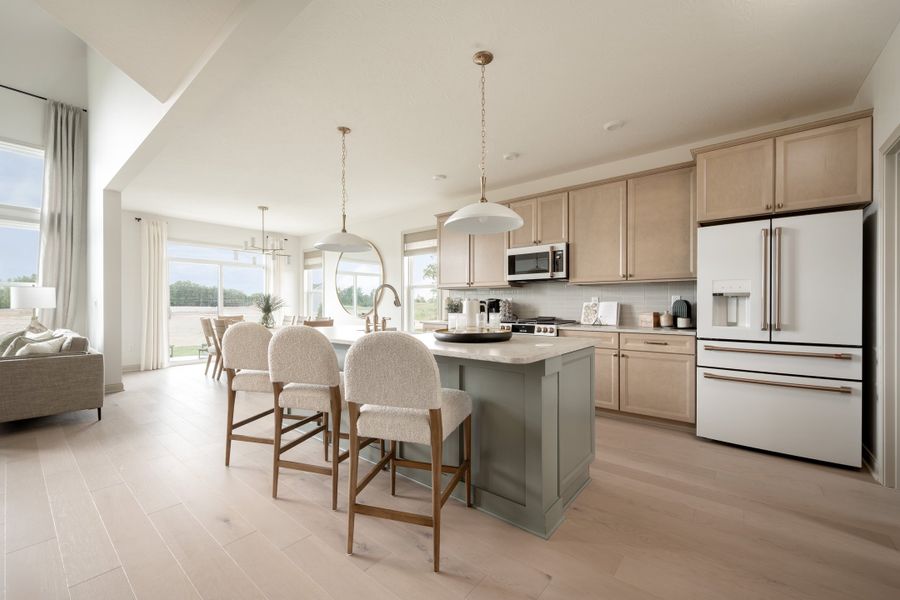 Representative furnished interior of a home built from the Avery by Fischer Homes in Pickens Bluff, Hiram (Image 12).